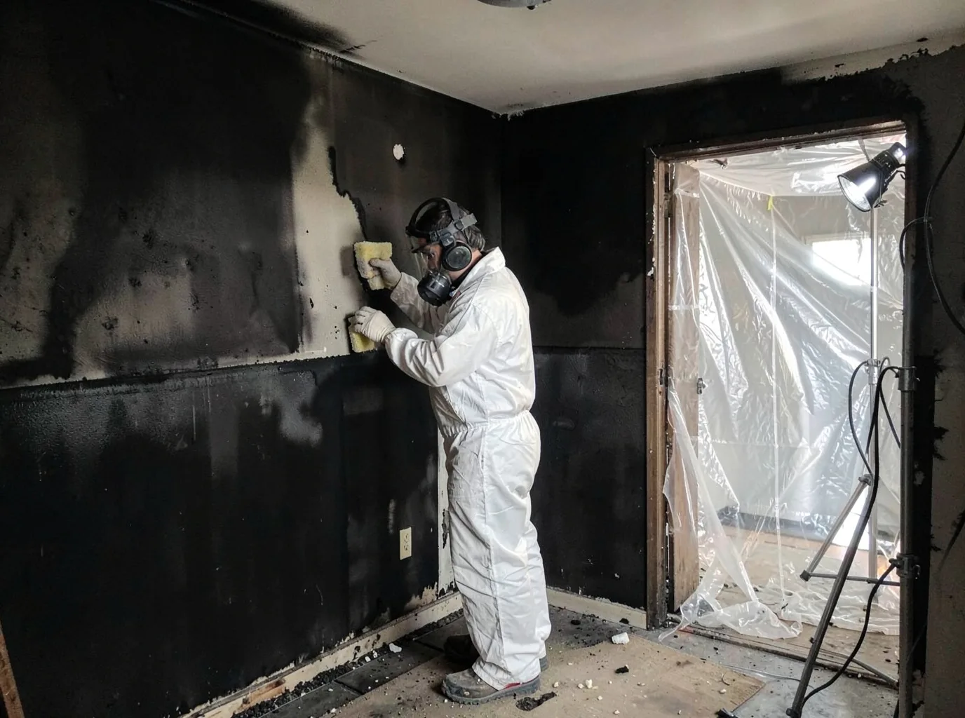 Fire Damage Restoration company in Little Eagle, SD